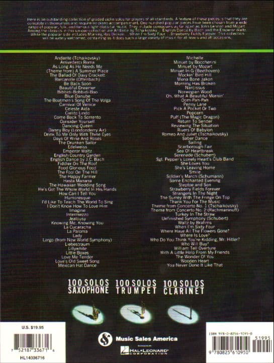 100 Solos for Violin - Amsco Publications - Image 4