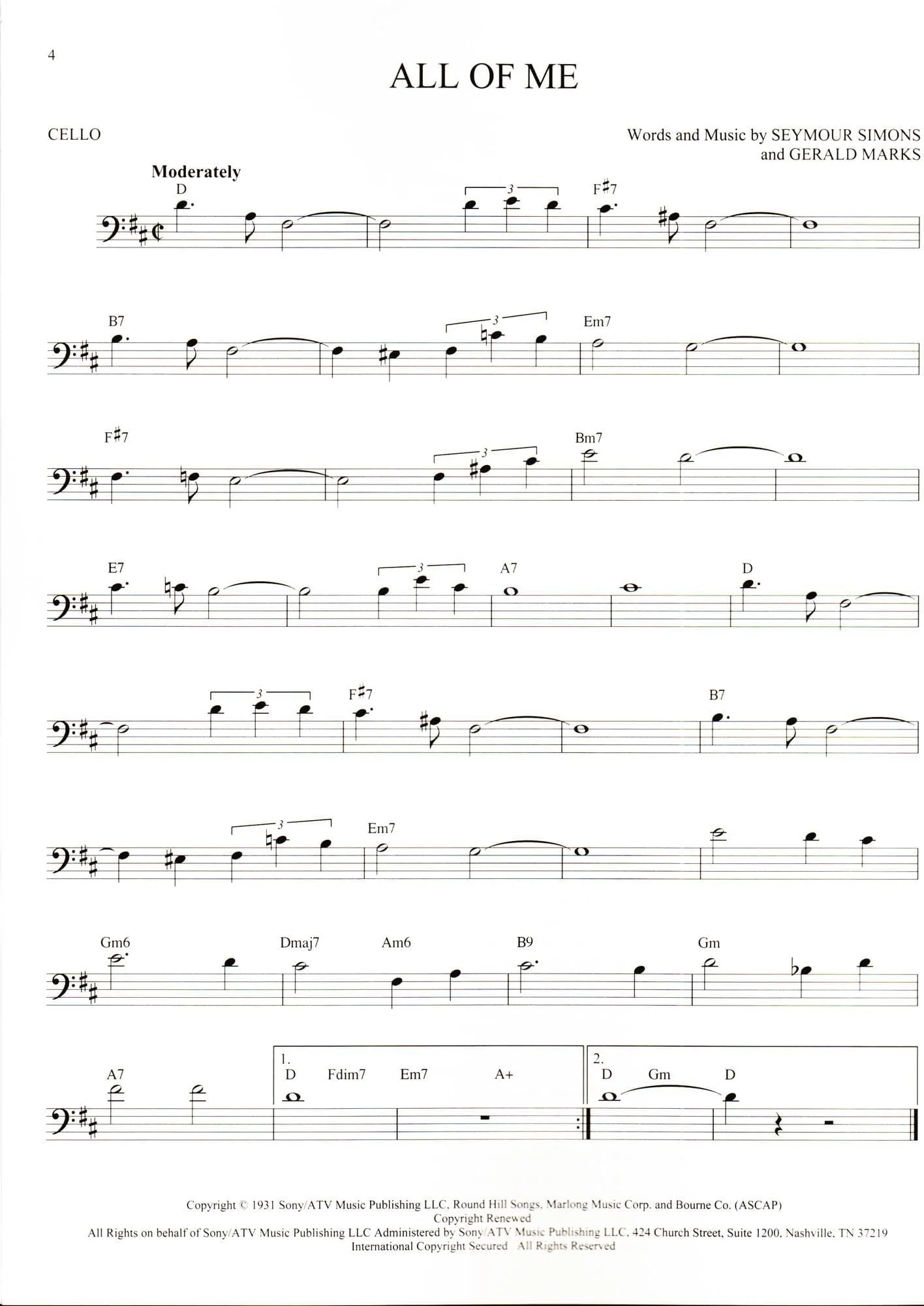 101 Jazz Songs for Cello - Image 3