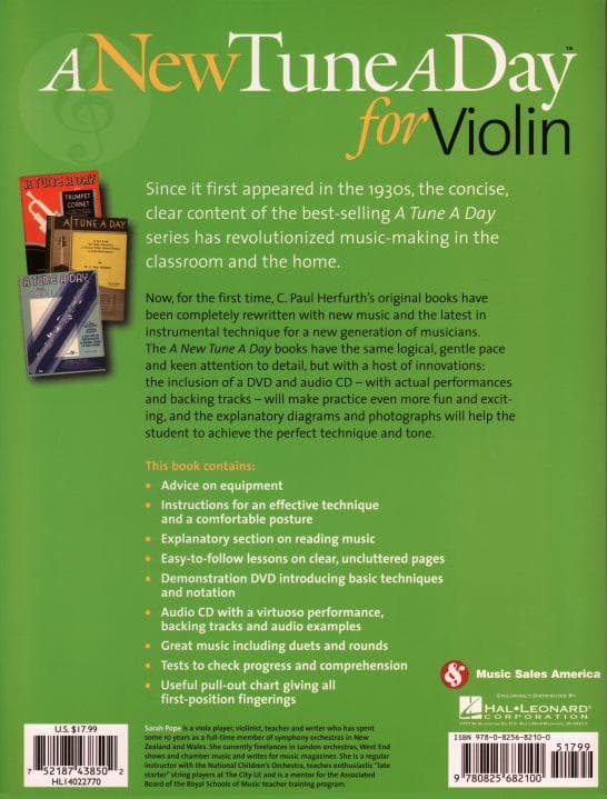 Pope, Sarah - A New Tune A Day Method Book 1 for Violin - Hal Leonard - Image 4