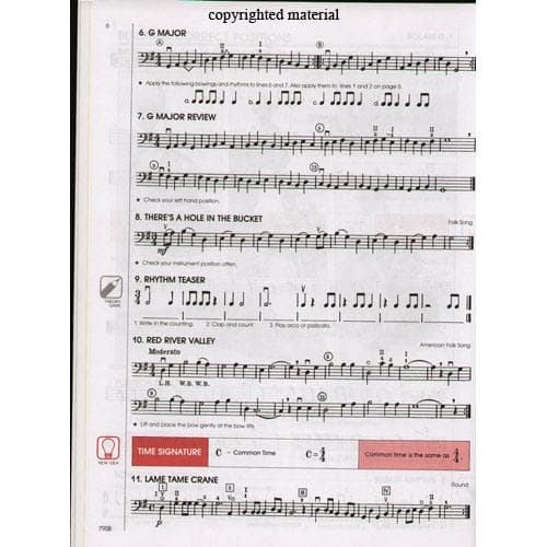 All For Strings Comprehensive String Method - Book 2 for Double Bass by Gerald E Anderson and Robert S Frost - Image 3