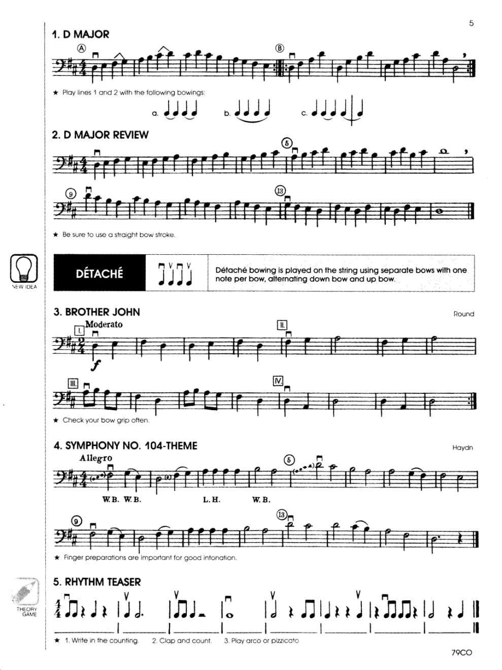 All For Strings Comprehensive String Method - Book 2 for Cello by Gerald E Anderson and Robert S Frost - Image 3