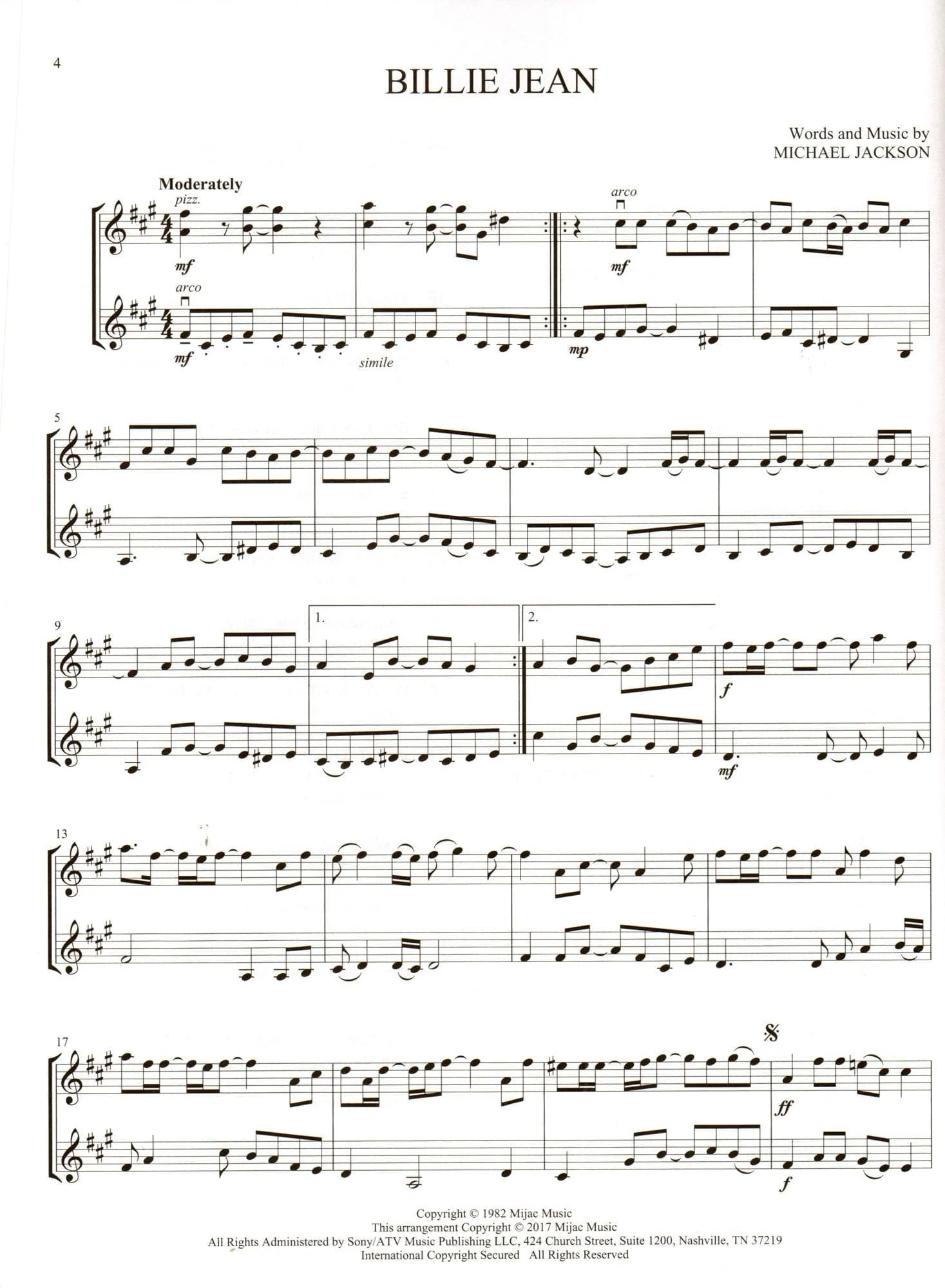 All-Time Popular Songs for Violin Duet - Hal Leonard - Image 2
