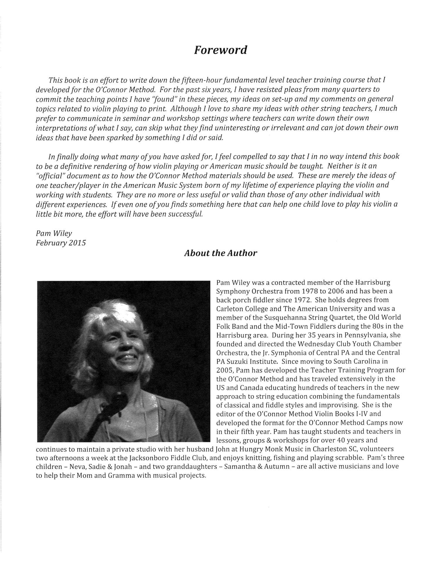Wiley, Pam - Violin Playing in the American Music System - Teacher Guide - Image 2