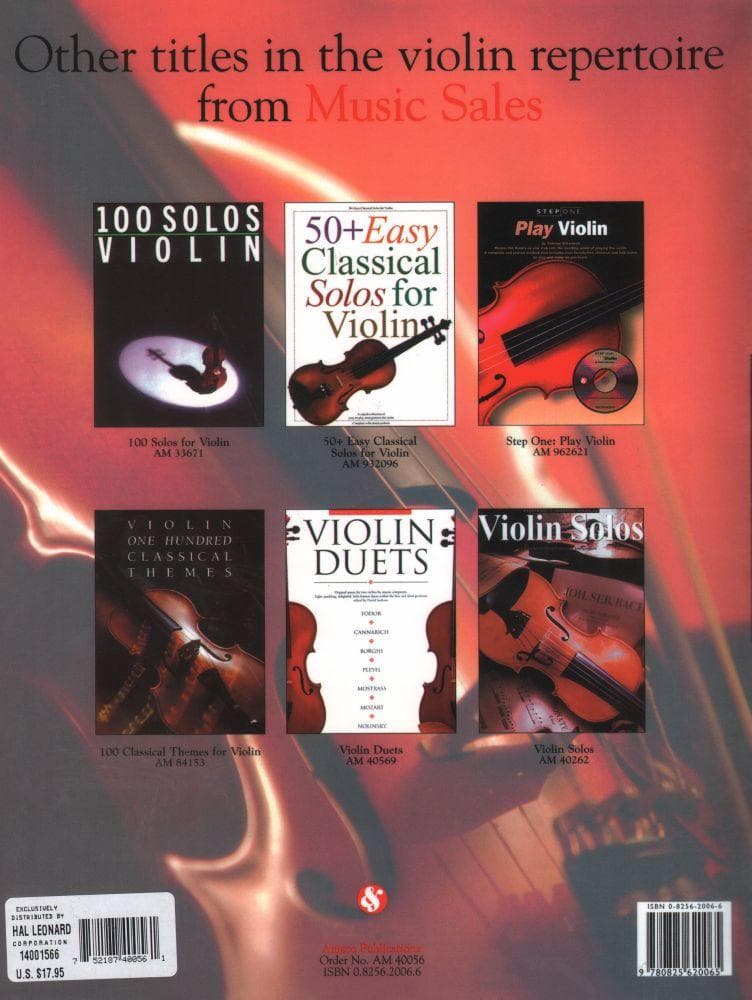 Album of Violin Pieces for Violin and Piano - Amsco Publication - Image 4