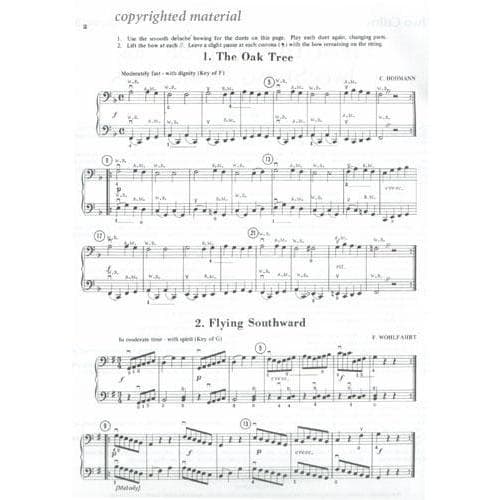 Applebaum, Samuel - Beautiful Music For Two Cellos Volume 2 - Belwin/Mills Publication - Image 2