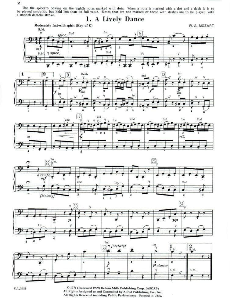 Applebaum, Samuel - Beautiful Music For Two Cellos - Volume 4 - Belwin/Mills Publication - Image 2