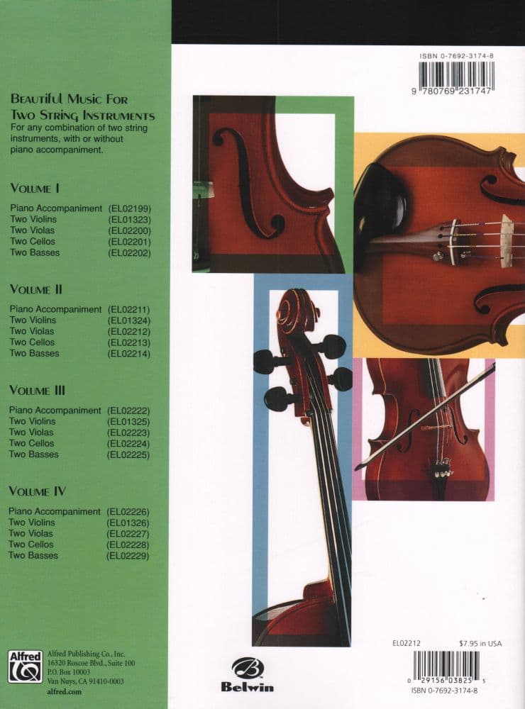 Applebaum, Samuel - Beautiful Music For Two Violas, Volume 2 - Belwin-Mills Publication - Image 3