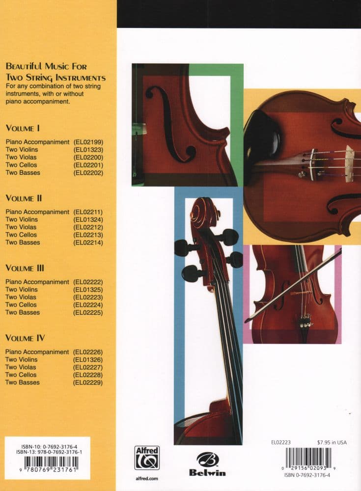 Applebaum, Samuel - Beautiful Music for Two Violas, Volume 3 - Belwin-Mills Publication - Image 4