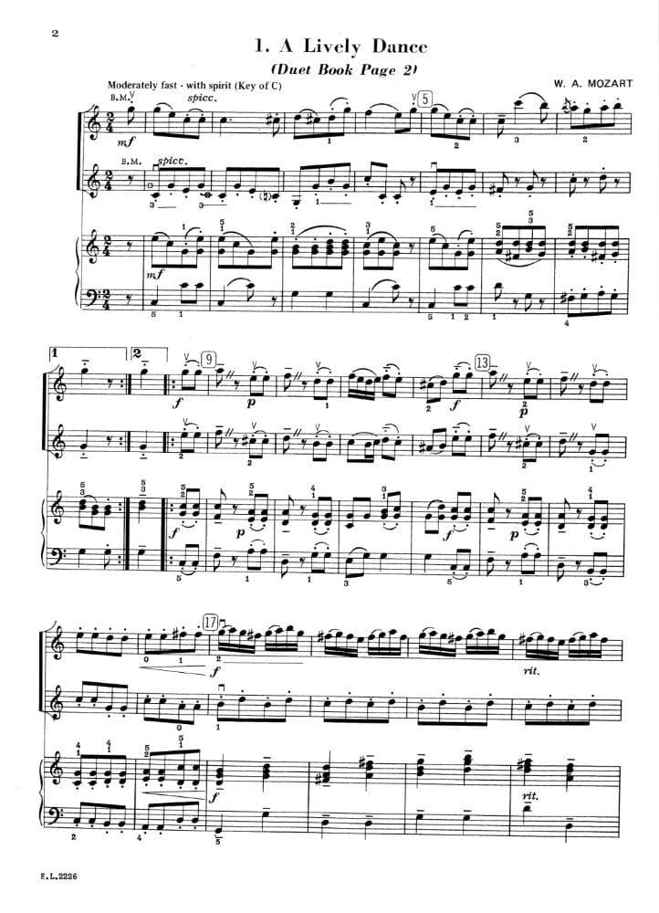 Applebaum, Samuel -Beautiful Music For Two String Instruments - Volume 4 for Piano Accompaniment - Belwin/Mills Publication - Image 3
