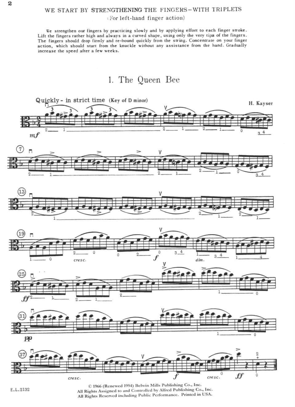 Applebaum, Samuel - Building Technique With Beautiful Music - Book 4 for Viola - Belwin/Mills Publication - Image 2
