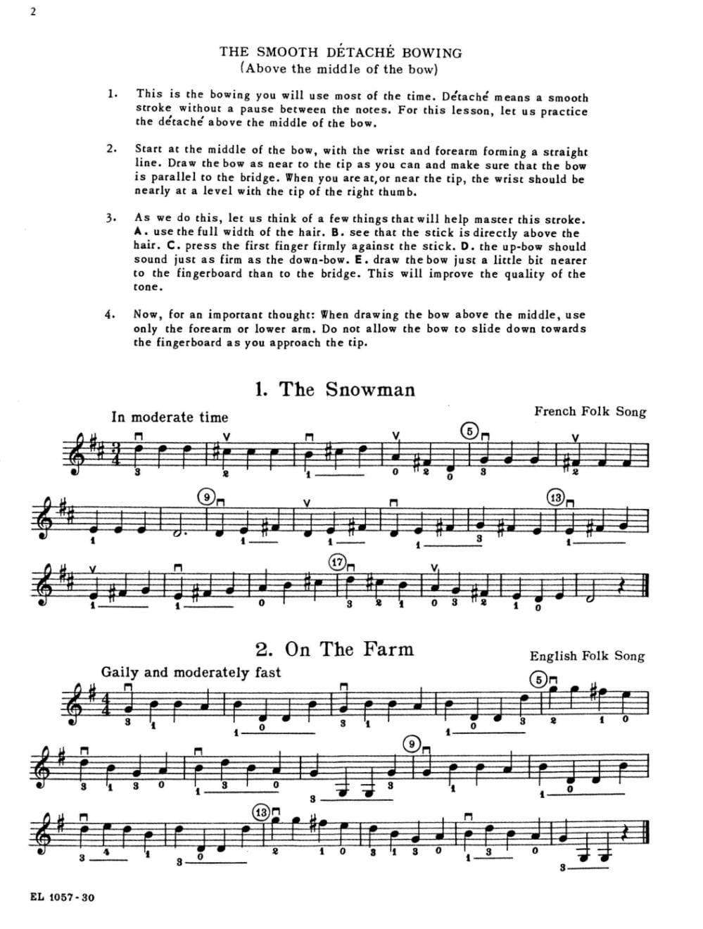 Applebaum, Samuel - Building Technique With Beautiful Music Volume 1 for Violin - Belwin/Mills Publication - Image 2