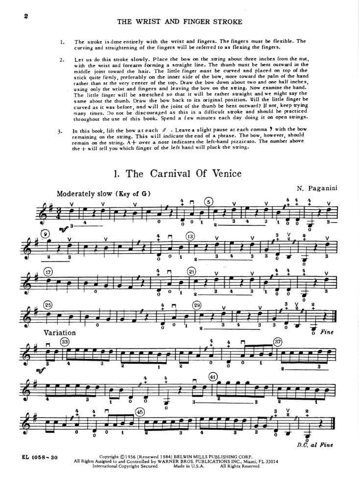 Applebaum, Samuel - Building Technique with Beautiful Music Volume 2 for Violin - Belwin/Mills Publication - Image 2
