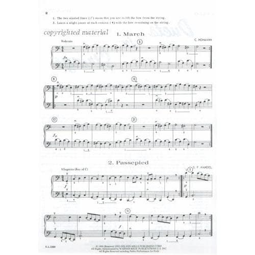 Applebaum, Samuel - Duets For Strings - Book 2 for Cello - Belwin/Mills Publication - Image 3