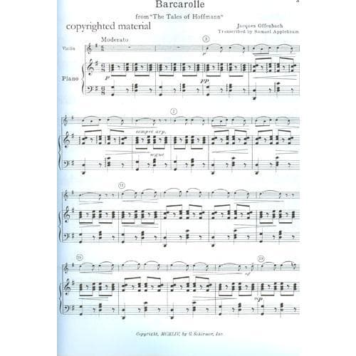 Applebaum, Samuel - First Solos From The Classics for Violin with Piano Accompaniment - Schirmer Edition - Image 3