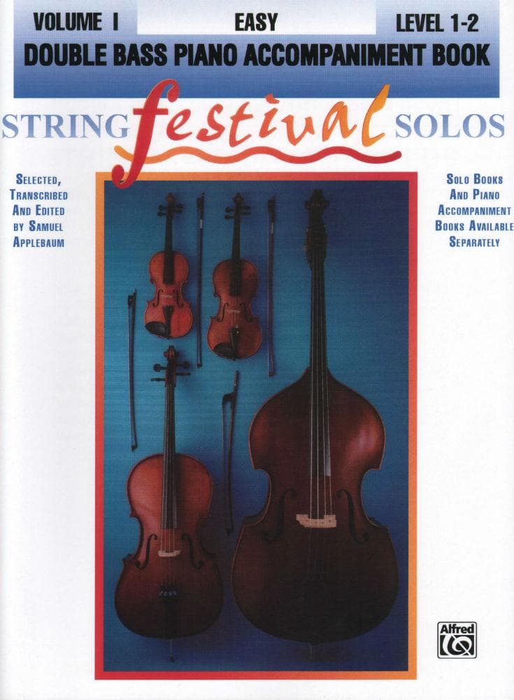 Applebaum, Samuel - String Festival Solos - Volume 1 Piano Accompaniment for Double Bass - Belwin/Mills Publication