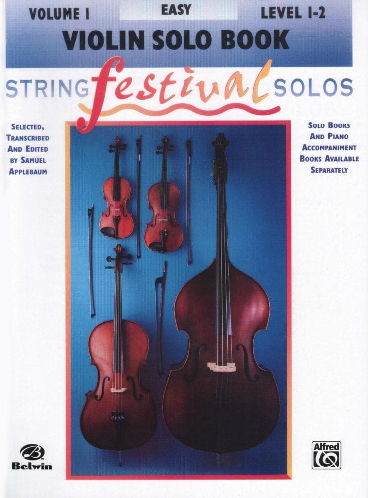 Applebaum, Samuel - String Festival Solos - Volume 1 for Violin - Belwin/Mills Publication