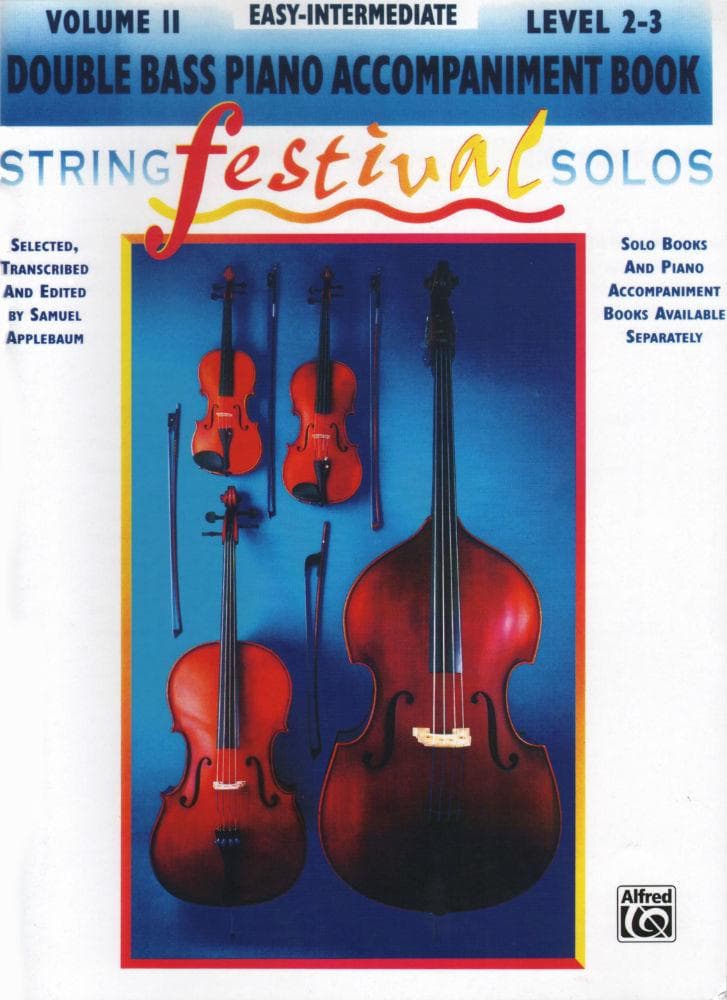 Applebaum, Samuel - String Festival Solos - Volume 2 Piano Accompaniment for Double Bass - Belwin/Mills Publication