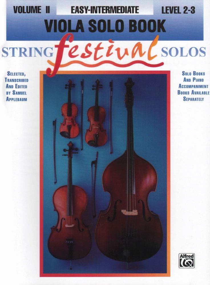Applebaum, Samuel - String Festival Solos - Volume 2 for Viola - Belwin/Mills Publication