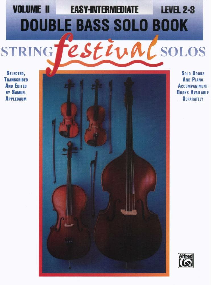 Applebaum, Samuel - String Festival Solos - Volume 2 for Double Bass - Belwin/Mills Publication