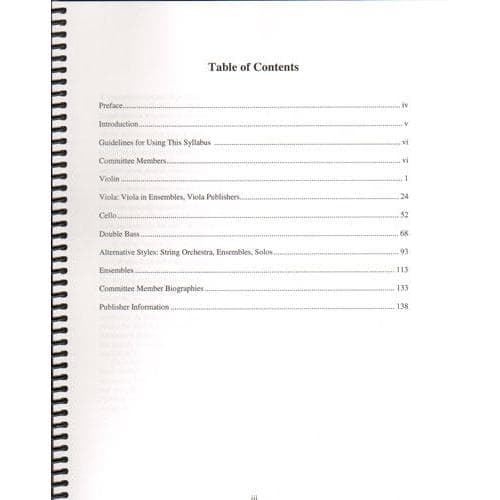 ASTA String Syllabus, Volume 1 - 2009 Revised Edition - edited by David Littrell - Image 2