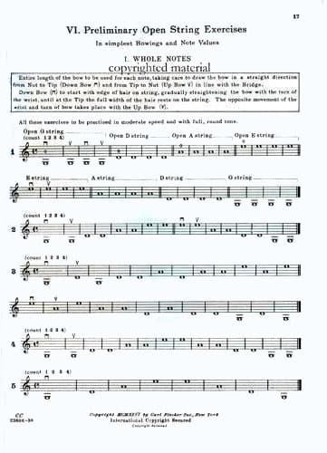 Auer, Leopold - Graded Course of Violin Playing - Book 1 for Violin - edited by Saenger - Fischer Edition - Image 4