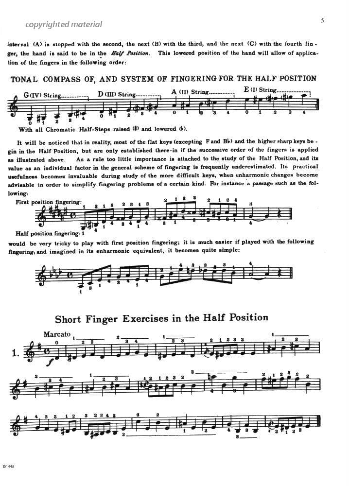 Auer, Leopold - Graded Course of Violin Playing - Book 5 for Violin - edited by Saenger - Fischer Edition - Image 3