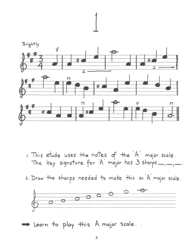 Fun With Basics III - Beginner Book for Violin by Evelyn AvSharian - Image 2