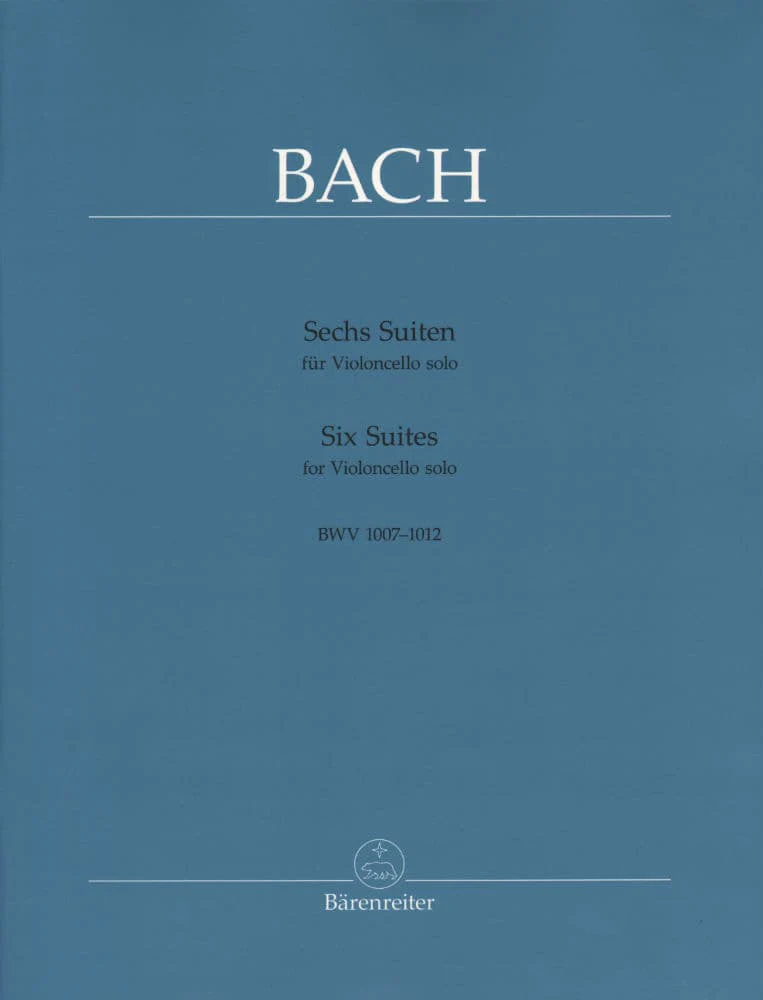 Bach, JS - 6 Suites, BWV 1007 1012 - Cello solo - edited by August Wenzinger - Bärenreiter Verlag