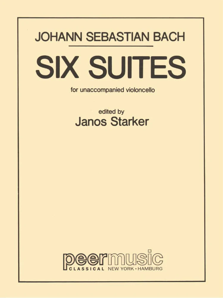 Bach, JS - 6 Cello Suites, BWV 1007-1012 - Edited by Janos Starker - Peer Edition
