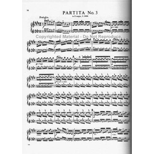 Bach, JS - 6 Sonatas and Partitas, BWV 1001-1006 - Violin solo - edited by Joseph Joachim and Andreas Moser - International Music Company - Image 3