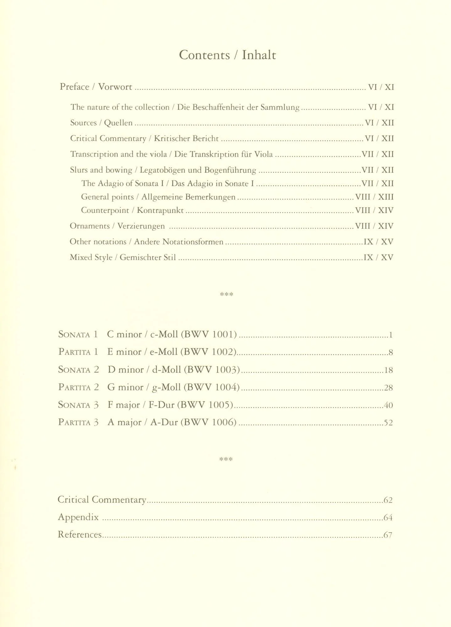 Bach, JS - 6 Sonatas and Partitas, BWV 1001-1006 - Solo Viola - edited by Simon Rowland-Jones - Edition Peters - Image 2