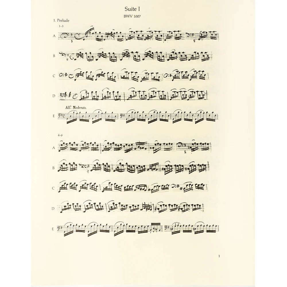 Bach, Johann Sebastian - Six Suites for Violoncello solo BWV 1007-1012 - Synoptic Facsimile Volume - Image 3