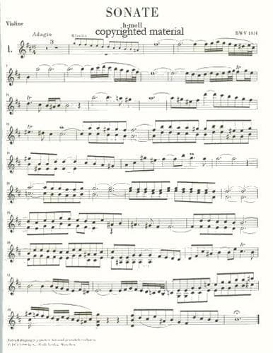 Bach, JS - Six Sonatas, BWV 1014 - 1019 - Violin and Piano - edited by Hans Eppstein - G Henle Verlag URTEXT - Image 3
