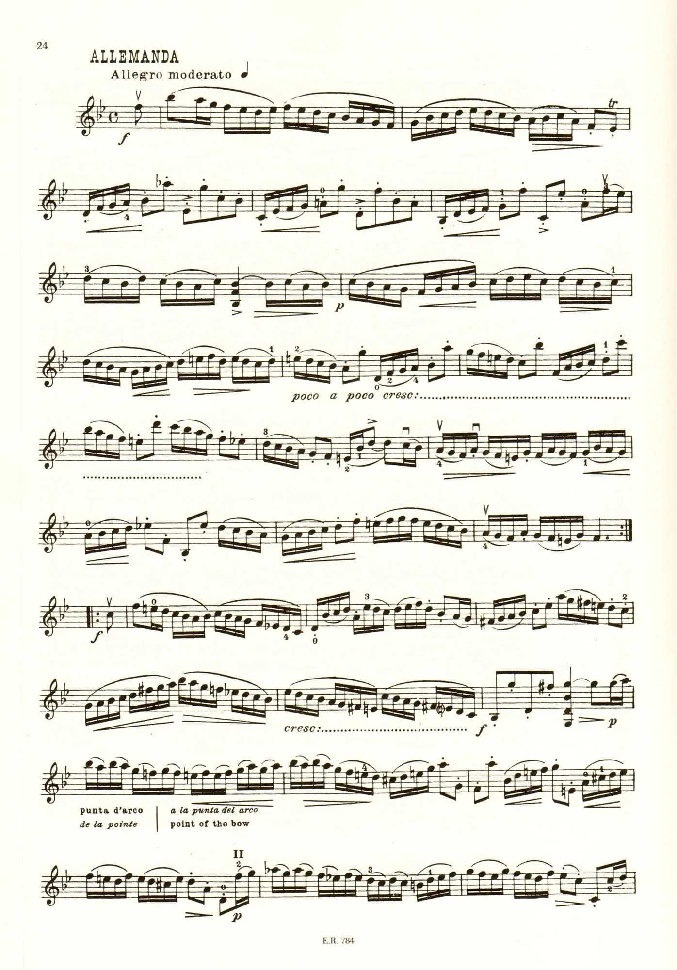 Bach, JS - 6 Suites for solo violin BWV 1007-1012 - Ricordi - Image 2