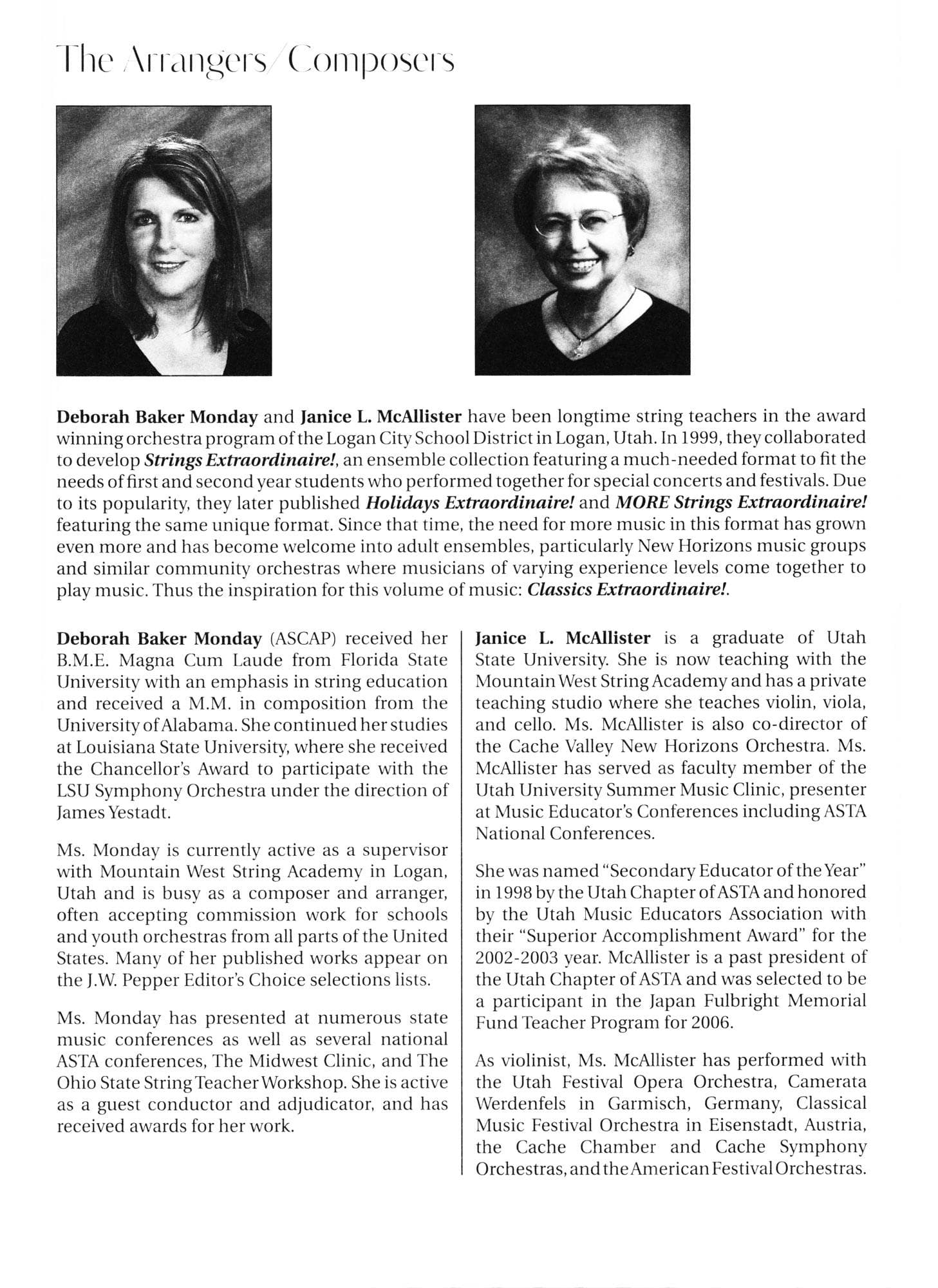 Classics Extraordinaire! - by Deborah Baker Monday & Janice L. McAllister - for Bass - Neil A Kjos Music Company - Image 2