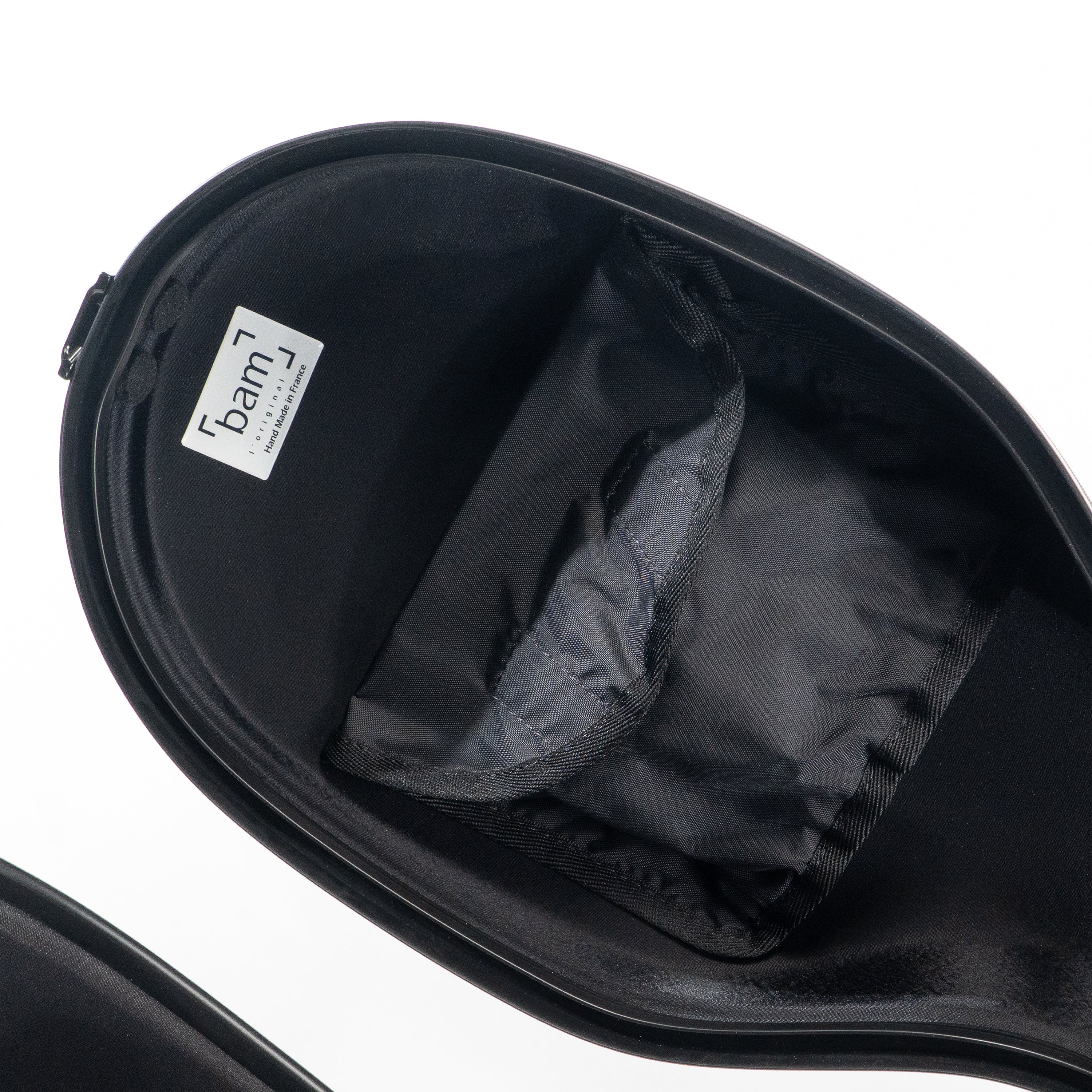 BAM SuprĂȘme Hightech Polycarbonate 2.9 Slim Cello Case in Black with Black Hardware - Image 3