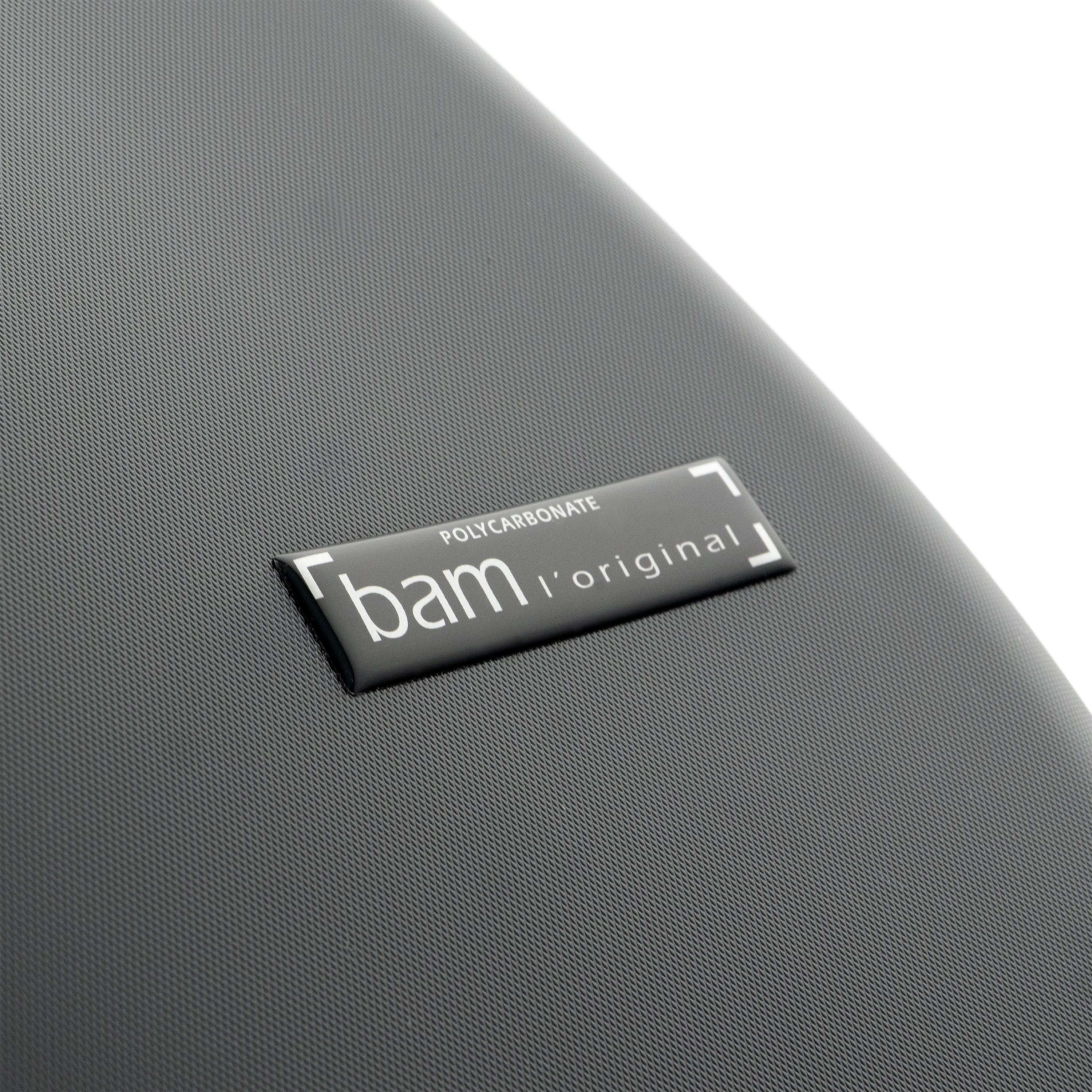 BAM SuprĂȘme Hightech Polycarbonate 2.9 Slim Cello Case in Black with Black Hardware - Image 4
