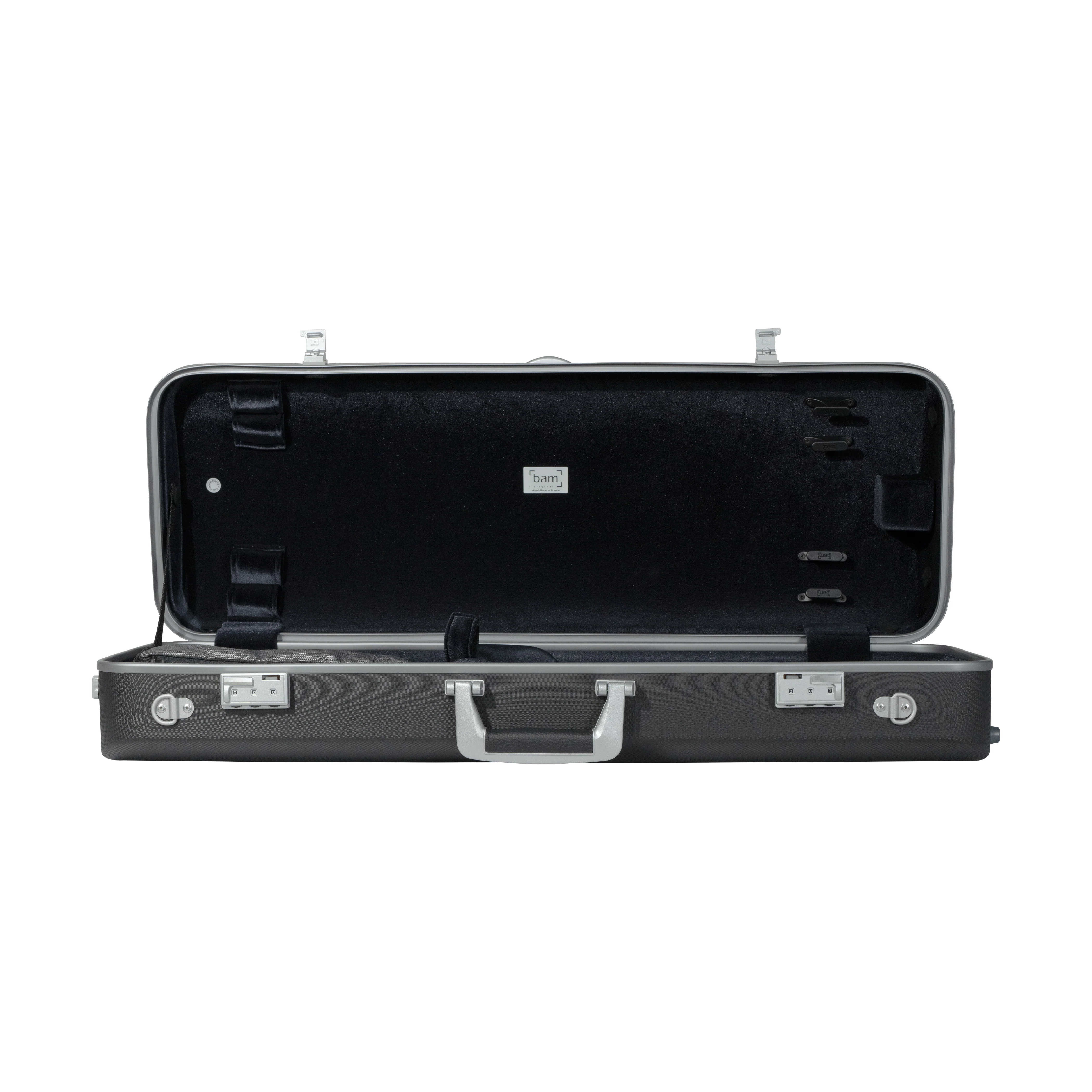 BAM Panther Hightech Oblong Compact Viola Case Black with out Pocket - Image 3