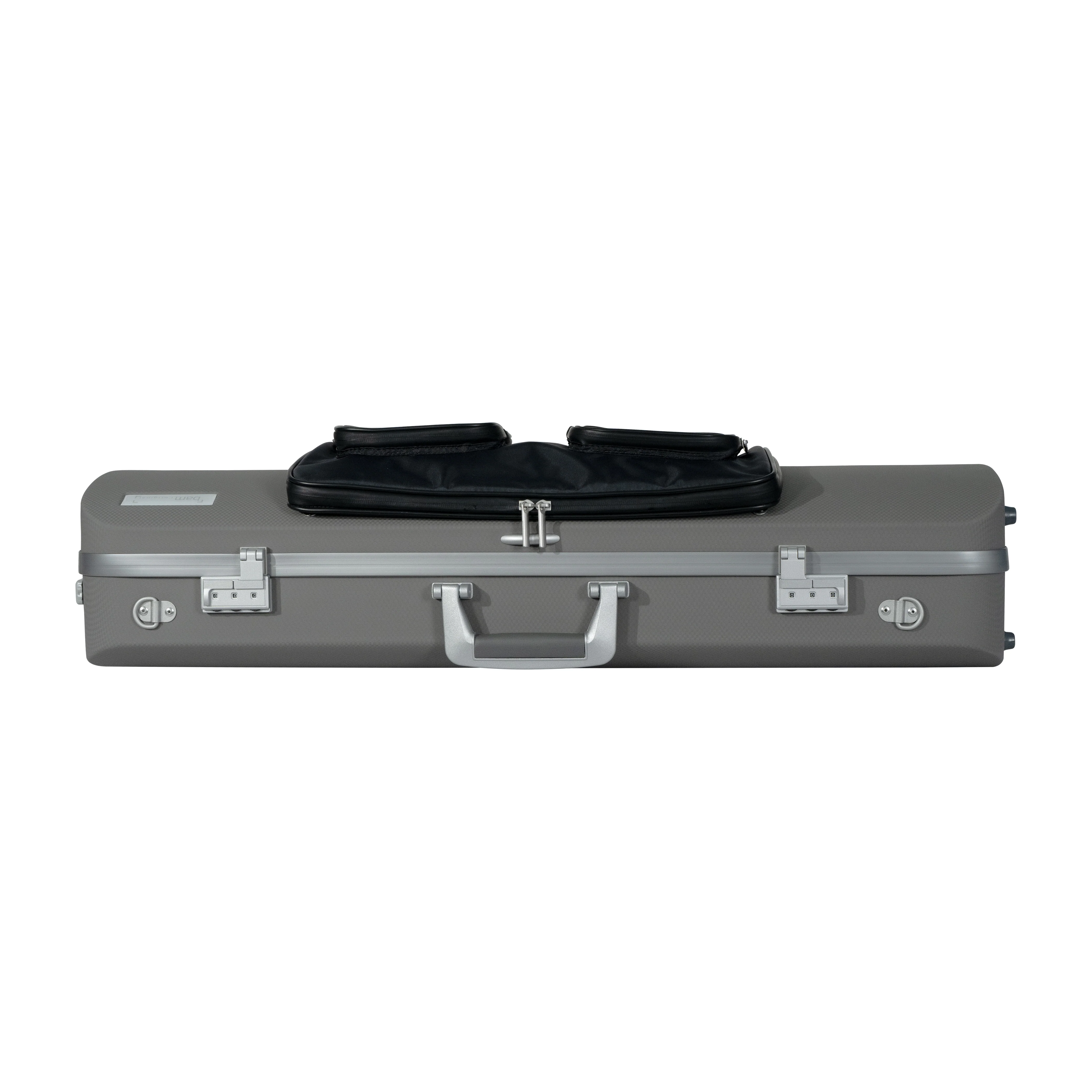 BAM Panther Hightech Oblong Compact Viola Case Gray with Pocket - Image 2