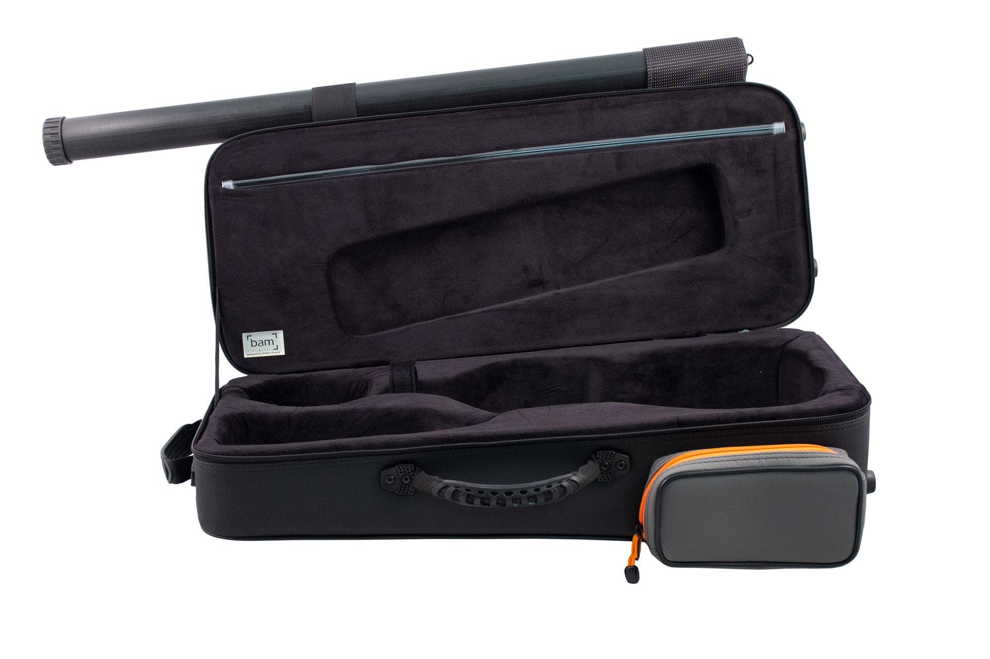 BAM Peak Performance Compact Violin Case with Bow Tube - Image 3