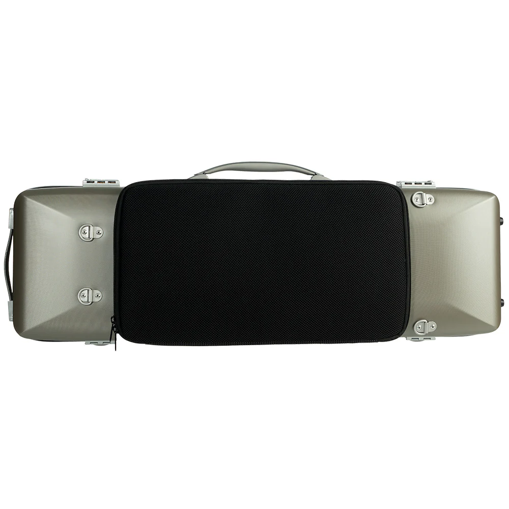 BAM Supreme Hightech Oblong Violin Case Champagne - Image 2