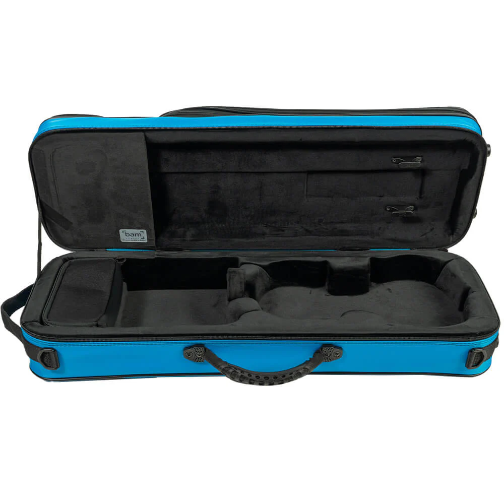 BAM Youngster Violin Case - 3/4-1/2 Size - Blue - Image 3