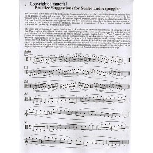 Barber, Barbara - Scales for Advanced Violists - Viola solo - Preludio Music, Inc - Image 2