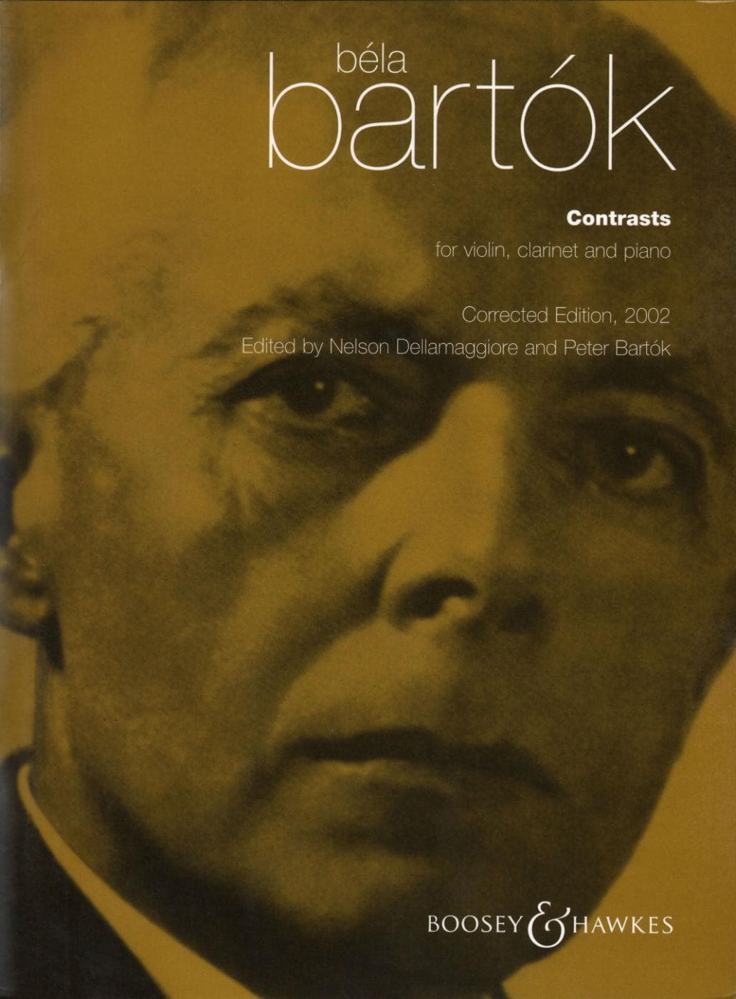 Bartok, Bela - Contrasts Sz 116 for Violin, Clarient and Piano (Corrected Edition 2002) - Edited by Dellamaggiore and Bartok - Boosey & Hawkes Edition