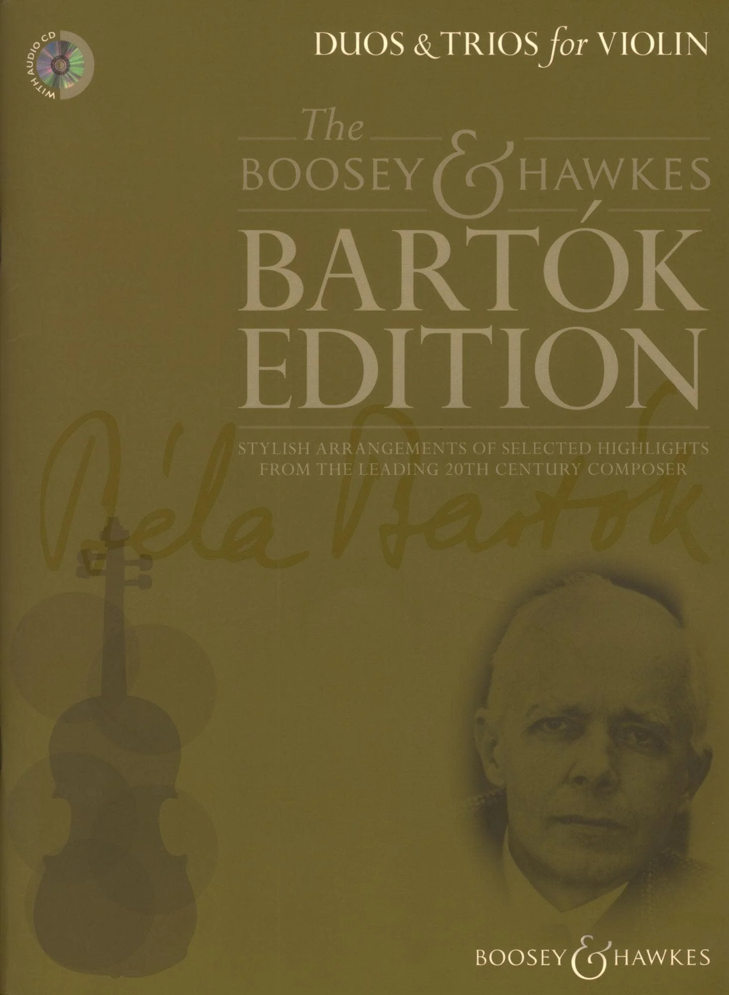 Bartok, Bela - Duos and Trios for Violin - for two or three Violins - 21 Stylish Arrangements by Hywel Davies - Boosey & Hawkes