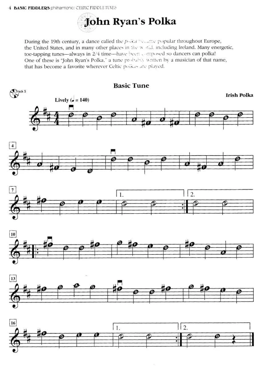 Basic Fiddlers Philharmonic - Celtic Fiddle Tunes - Violin Book with CD - by Dabczynski & Phillips - Alfred Publishing - Image 3