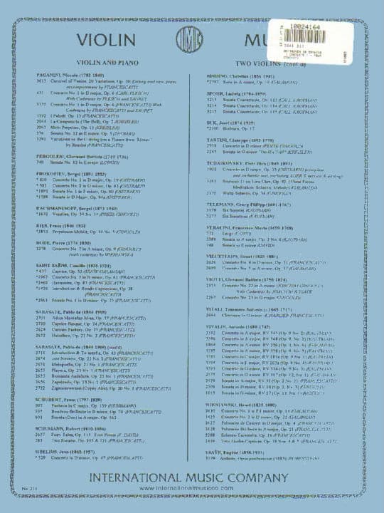Beethoven, Ludwig - 10 Sonatas (Complete) - Violin and Piano - edited by Zino Francescatti - International Edition - Image 3