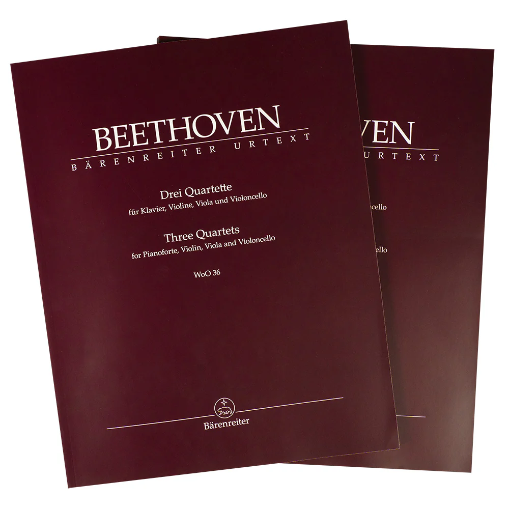 Beethoven, Ludwig van - Three Quartets for Pianoforte, Violin, Viola and Violoncello WoO 36 - Image 6