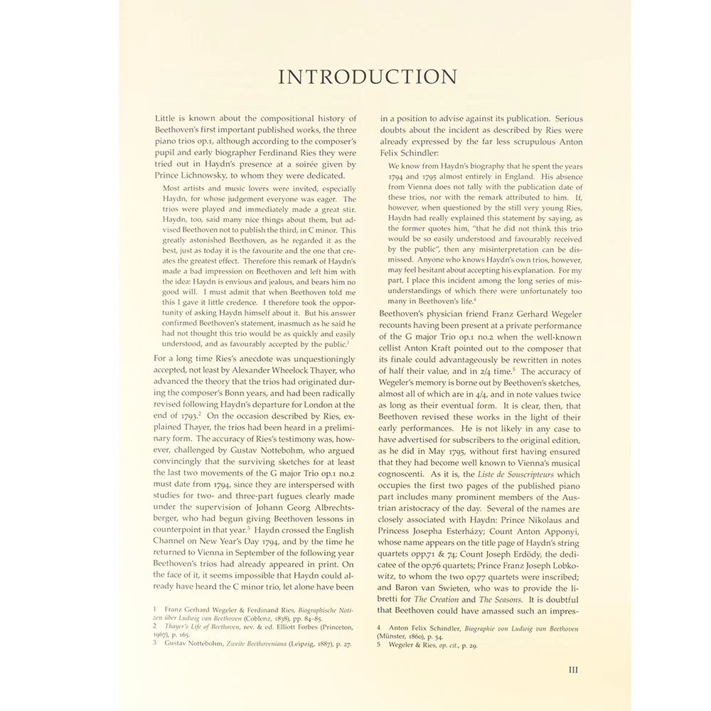 Beethoven, Ludwig van - Trios for Pianoforte, Violin and Violoncello op. 1 - Image 2