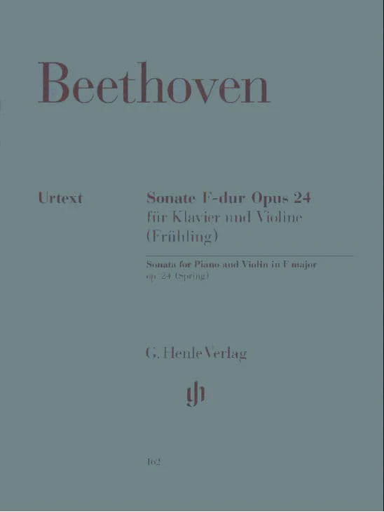 Beethoven, Ludwig - Violin Sonata No 5 in F Major, Op 24 "Spring" - Violin and Piano - edited by Max Rostal - Henle Verlag URTEXT Edition